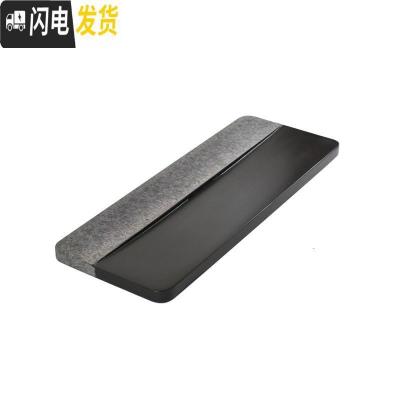 三维工匠乌金石茶盘石头茶海茶台石材天然特大号石茶盘排水简约黑金石 80*35*3cm茶具