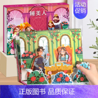 睡美人-3D立体书 [正版]格林童话立体剧场书 儿童3d立体翻翻书灰姑娘公主立体书幼儿园绘本阅读经典童话故事书儿童绘本3