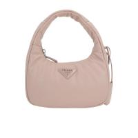 普拉达(PRADA)小羊皮单肩包女式精致三角徽标百搭配饰多功能可调