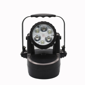 华燏 HY-TZ210 12W 11.1V IP66 6000K白光 LED 便携式多功能探照灯 (计价单位:盏) 黑色