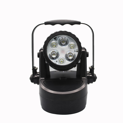 华燏 HY-TZ210 12W 11.1V IP66 6000K白光 LED 便携式多功能探照灯 (计价单位:盏) 黑色