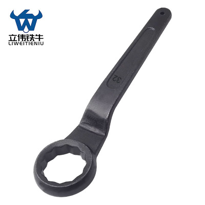 立伟铁牛单头梅花扳手32mm/把