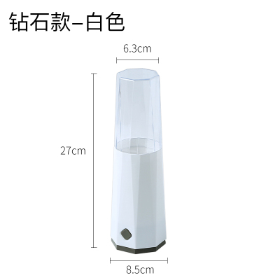 带盖防尘筷子笼家用塑料沥水筷筒厨房创意餐具多功能收纳架筷子篓 敬平 白色筷笼