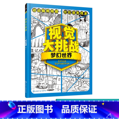 [正版]视觉大挑战 梦幻世界 3-6岁儿童视觉挑战益智游戏书 幼儿专注力训练宝宝左右脑开发早教书籍 儿童学前益智启蒙培