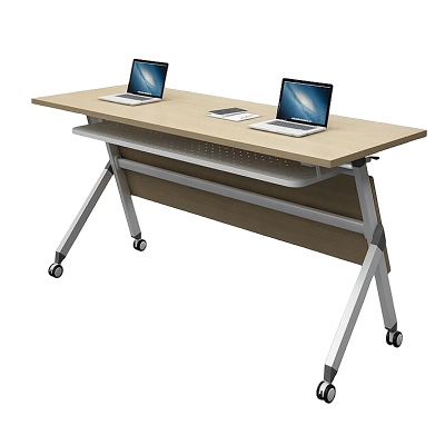 东杉DONGSHAN 办公桌 侧折培训桌移动办公桌 1200*400