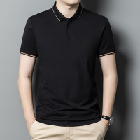 2026年POLO衫速干短袖冰爽夏款男中年翻领T恤潮牌爸爸装纯色薄款