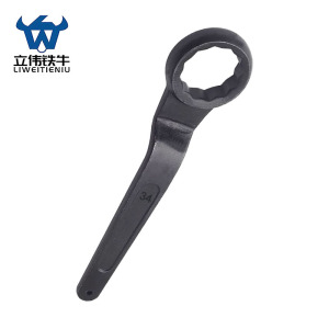 立伟铁牛单头梅花扳手34mm/把