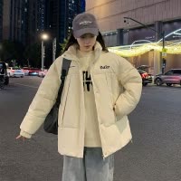 [1.5折价134元]唐狮棉服女款冬季新款加厚保暖立领面包服今流行棉袄外套K