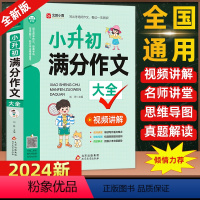 [全4册]小升初满分作文+优秀作文+分类作文+好词好句 小学升初中 [正版]小升初满分作文大全人教版 小学生六年级精选作