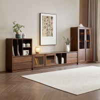 全友家居组合电视柜新中式卧室家具储物收纳落地靠墙茶几柜展示柜