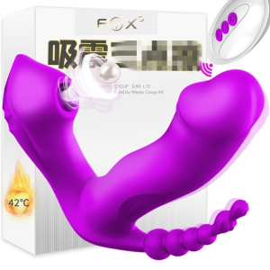 FOX萌狐M6无线遥控隐形蝴蝶穿戴式内裤震动棒智能加温充电变频舌舔跳蛋振动AV棒仿真阳具女用自慰器女性系列情趣成人用品