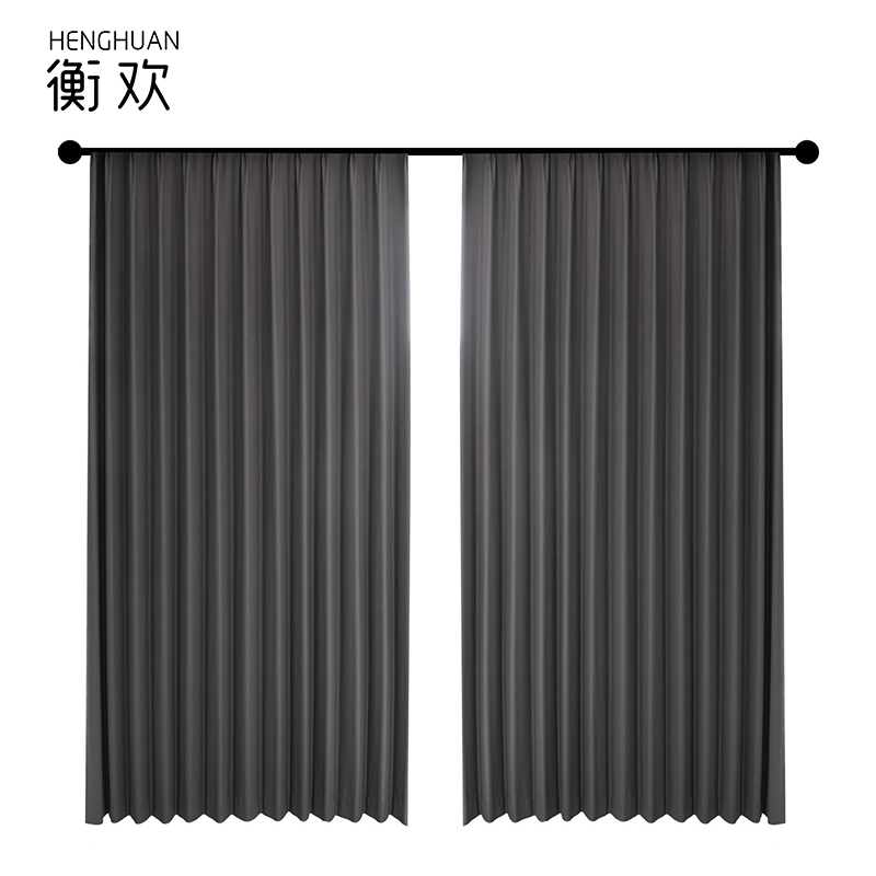 衡欢(HENGHUAN)全遮光加厚棉麻现代窗帘 RZ-CL17/每米单价