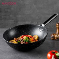 美厨(maxcook)不粘炒锅 精铁32cm 燃气炉电磁炉通用 不粘涂层少油烟MCC588