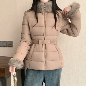 2026冬季新款保暖立领毛领棉衣时尚百搭洋气棉服女士棉袄外套