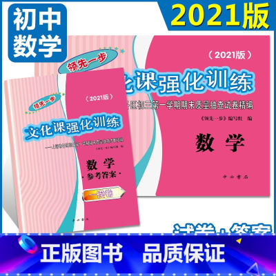 2021中考一模数学+答案 初中通用 [正版]2021年版上海中考一模卷二模卷 领先一步走向成功 语文数学英语物理化学