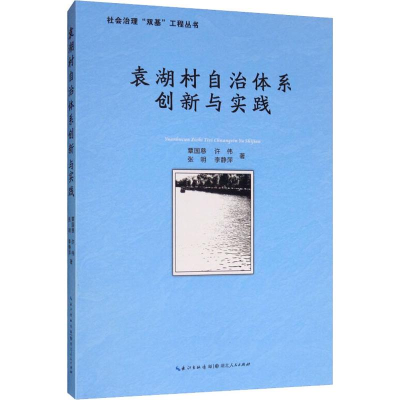 醉染图书袁湖村自治体系创新与实践9787216097482