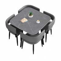 悦兴诚洽谈桌 一桌4椅90*75cm 套