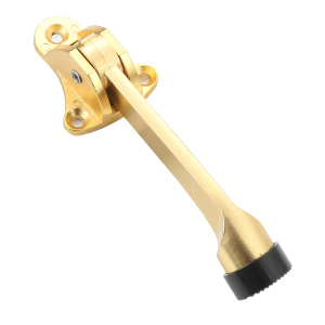 裕合昇 锌合金脚踏式门顶 马蹄定位器防撞门碰 金色 个