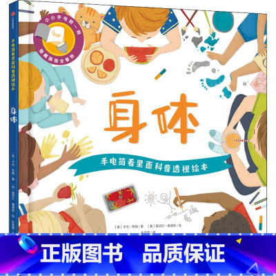 手电筒看里面科普透视绘本·身体 [正版]手电筒看里面科普透视绘本 身体 (英)卡伦·布朗 著 (英)雷切尔·桑德斯 绘