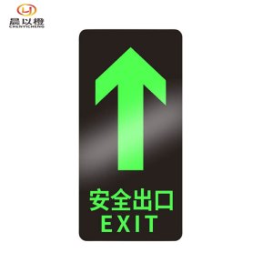 晨以橙 安全出口地贴指示牌 多款可选 张