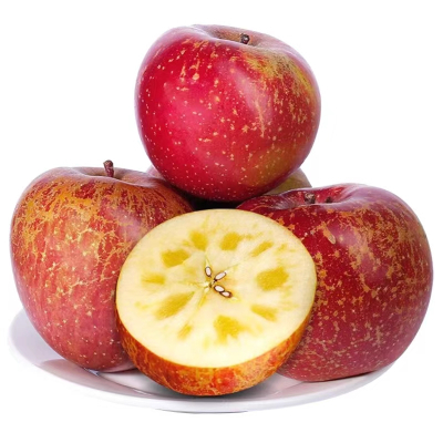 大凉山盐源丑苹果 大果75-80# 28个左右 9斤彩箱装