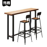 伟樽吧台桌160*40*105cm+椅子*2套