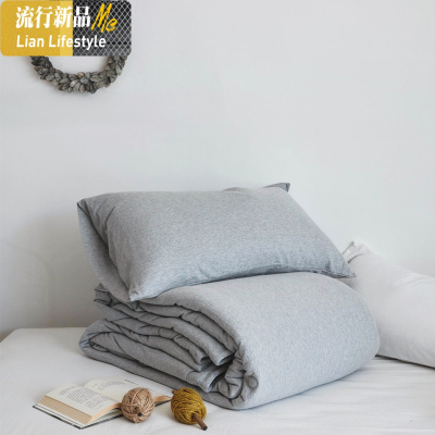 日系简约棉针织棉雪绒被子棉春秋被秋冬加厚保暖冬被棉被被芯 三维工匠