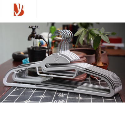 三维工匠原厂加粗韩版电视购物G+整理师日式干湿两用衣架防滑收纳衣撑