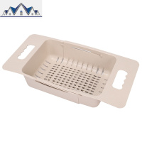 可伸缩水沥水架置物架家用厨房碗碟架蔬菜收纳架塑料放碗筷架子 三维工匠