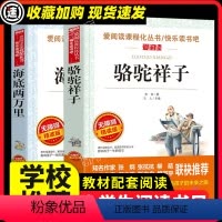 [正版]骆驼祥子和海底两万里原著完整七年级下册必初中生读2册世界名著中学生课外书青少年版阅读书籍完整版无删减天地出版社