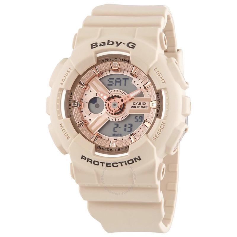 卡西欧casio g-shock 简约百搭时尚baby-g 送女友礼物 石英表女表女