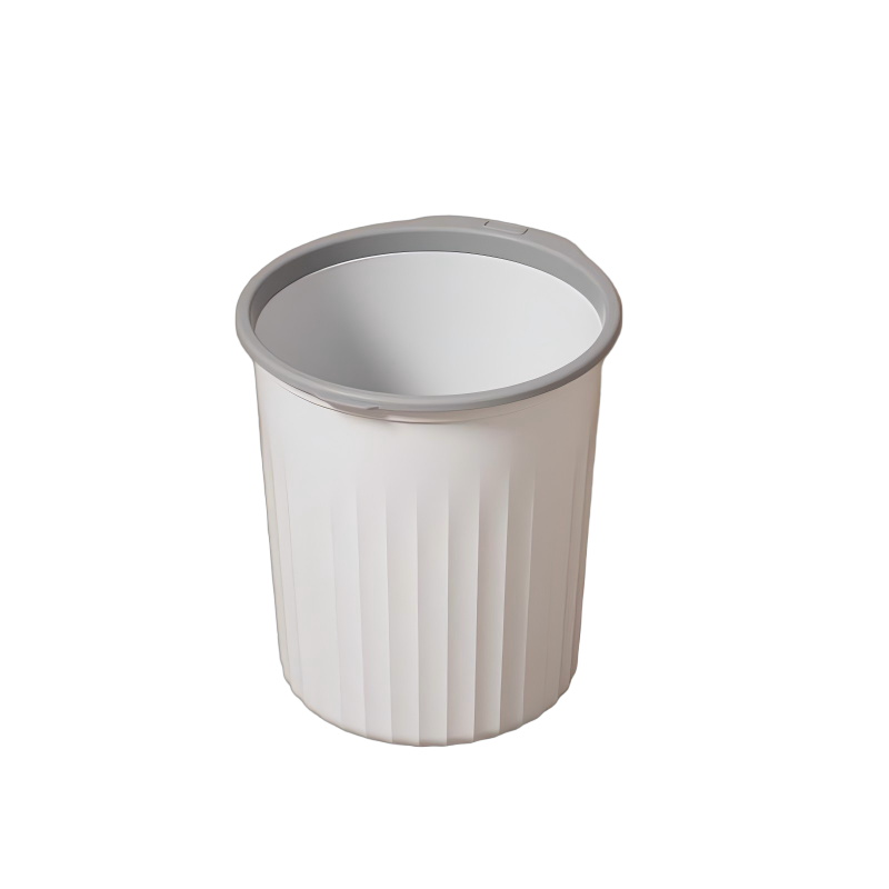 金魅 奶油风垃圾桶家用大号高颜值厨房客厅厕所卫生间简约卧室轻奢纸篓 个