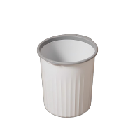 金魅 奶油风垃圾桶家用大号高颜值厨房客厅厕所卫生间简约卧室轻奢纸篓 个