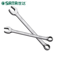 世达(SATA)全抛光两用扳手 开口扳手梅花两用扳手 14mm 40209 1把(2把起订)