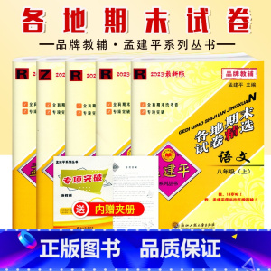 全5本[语数英科历]浙江地区版本 八年级上 [正版]2023版孟建平初中各地期末试卷初二8八年级上册语文数学英语科学历史
