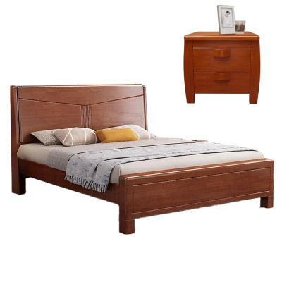 悦兴诚床1200mm+5cm床垫+床头柜*1组