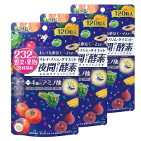 日本进口 ISDG酵素 232果蔬酵素120粒 夜间酵素 120片*三袋