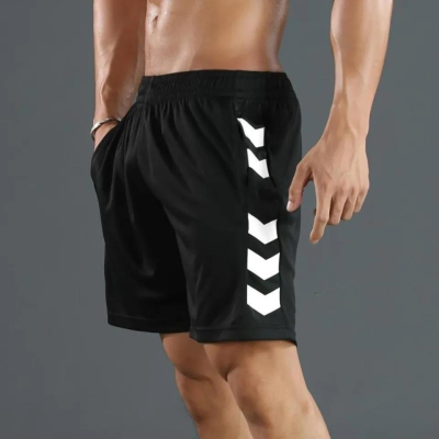 运动短裤男士五分裤夏季新款韩版时尚百搭薄款透气休闲裤潮流跑步健身速干沙滩健身短裤男