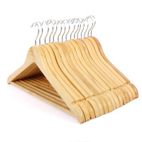 鑫环境 实木衣架挂衣衣挂衣柜木质木头子衣服撑子家用挂钩衣撑木制架酒店