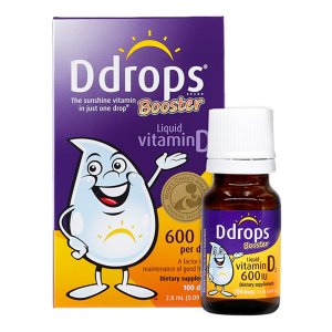 美国进口Ddrops Baby儿童维生素D3滴剂 加强版 600IU100滴