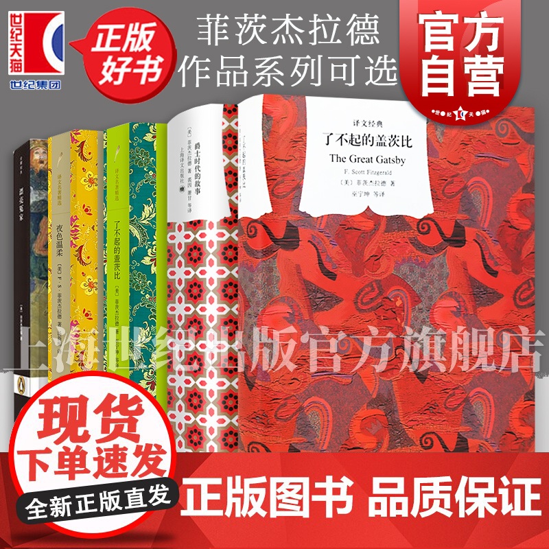 夜色温柔/了不起的盖茨比/漂亮冤家 菲茨杰拉德作品集系列译文名著精选/文艺出版社企鹅经典丛书外国小说另著人间天堂