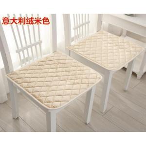 美帮汇毛绒坐垫 椅垫椅子垫子坐垫带绑带餐椅垫学生椅子坐垫办公椅冬季