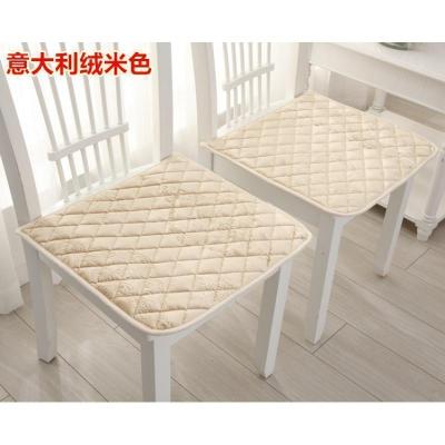 美帮汇毛绒坐垫 椅垫椅子垫子坐垫带绑带餐椅垫学生椅子坐垫办公椅冬季