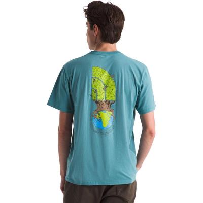 北面男士短袖T恤环保速干户外休闲图案设计透气舒适正装