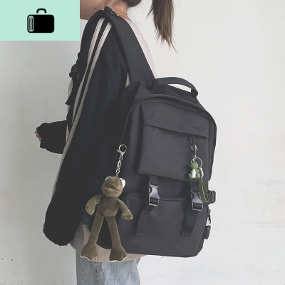 工装书包女韩版高中大学生大容量15.6寸电脑背包男时尚潮流双肩包NEW LAKE