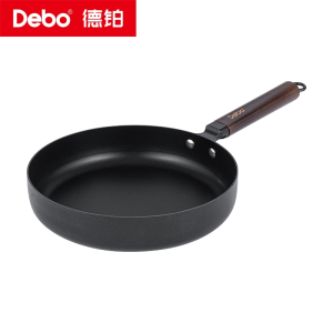德铂Debo 煎锅不粘平底锅铁锅加厚家用平底煎锅燃气锅具26cm罗贝尔DEP-563
