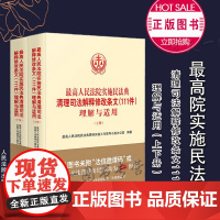 正版 最高人民法院实施民法典清理司法解释修改条文(111件)理解与适用 上下册 人民法院出版社 978751093377