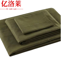 亿洛莱 被子+被褥+枕芯+枕套四件套 绿色 套