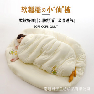 A类春秋被子冬被加厚保暖家用玉米纤维被芯抱被宿舍被褥棉被
