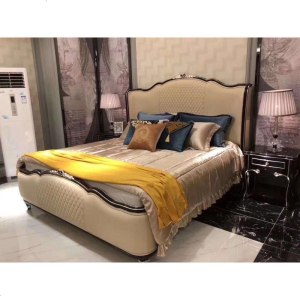 欧式美式新古典双人床实木公主床轻奢后现代1.8米主卧家具